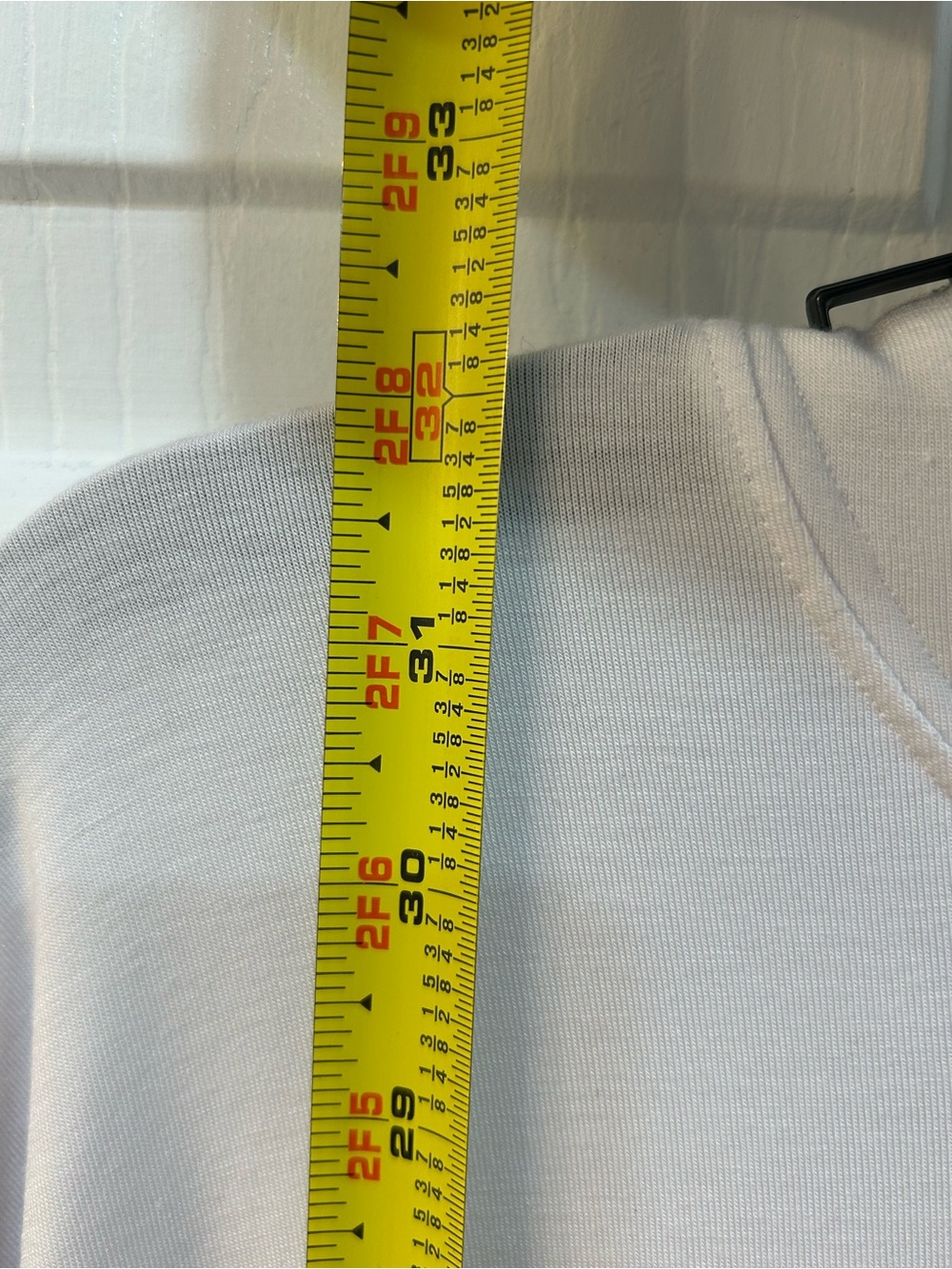 Athleta Inspire Top Women Size L White 3/4 Sleeves Soft Oversized Tunic Drop Hem - Picture 8 of 9